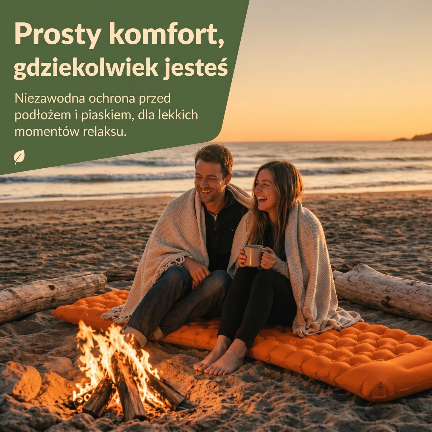 Campio | Samopompujący wytrzymały i wygodny materac